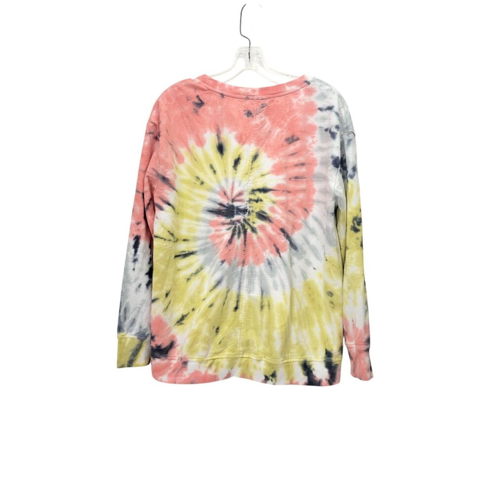 Jane & Delancey Tie-Dye Long Sleeve Pullover Sweatshirt Women's Size Large - Picture 3 of 3
